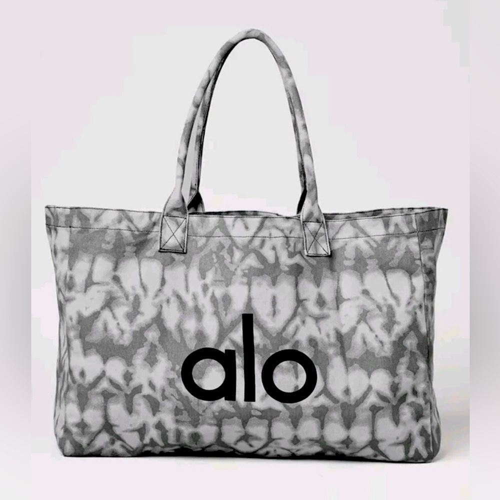 Alo Yoga Grey Tiedye Shopper Tote BNIB